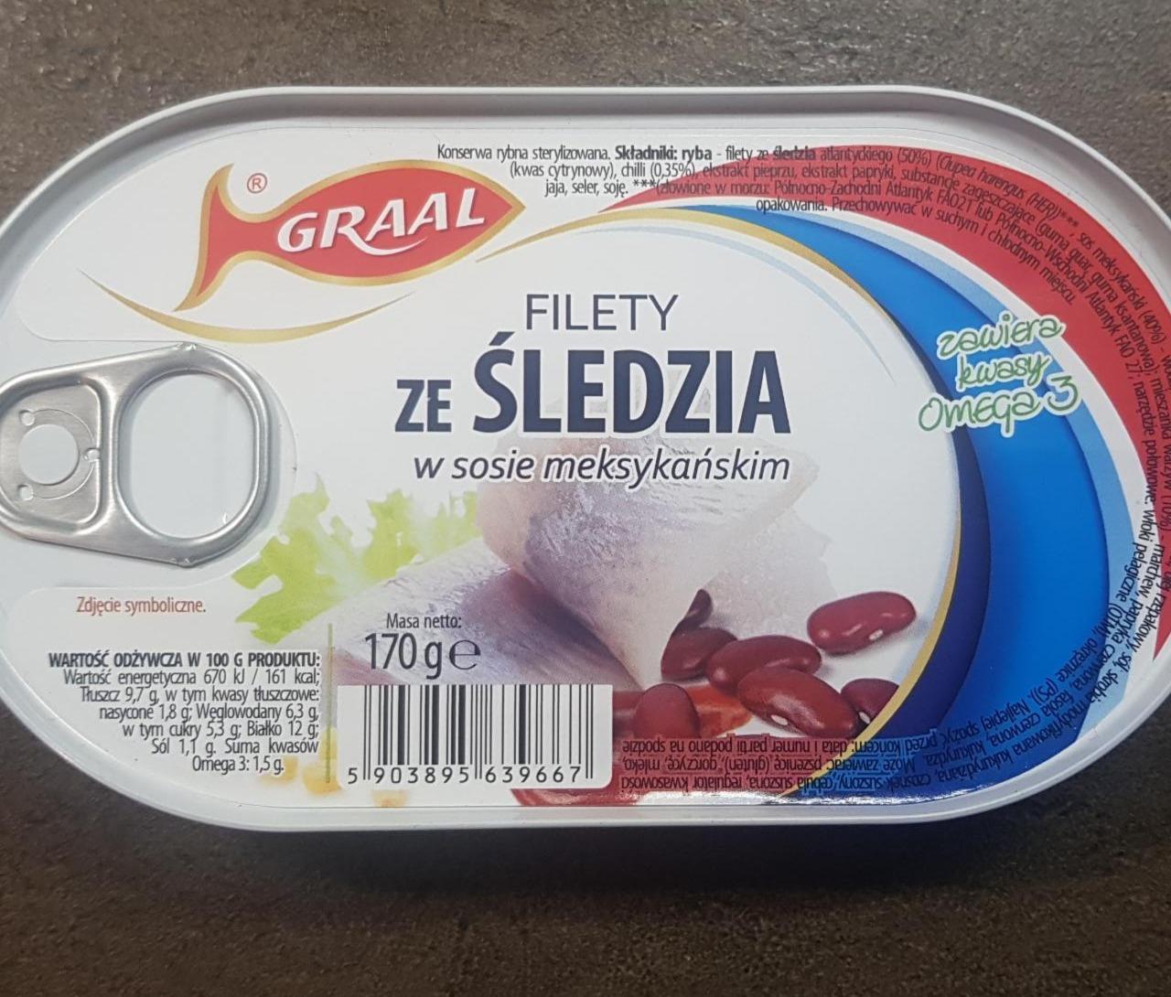 Zdjęcia - Filety ze śledzia w sosie meksykańskim Graal