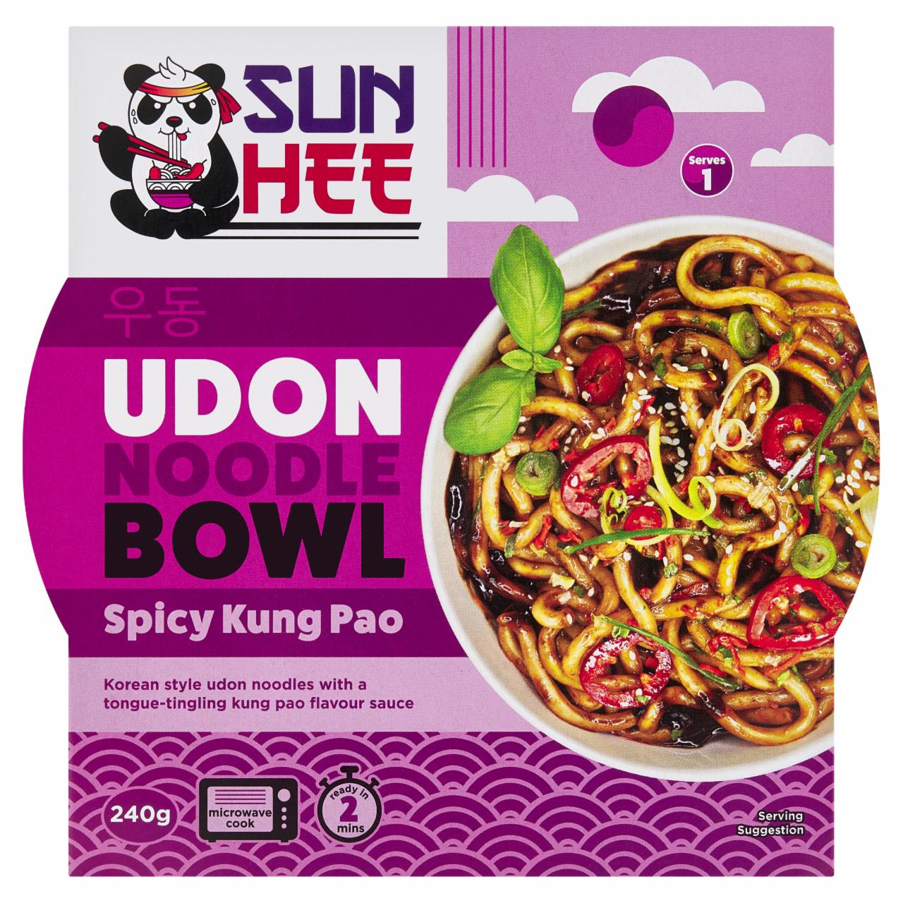 Zdjęcia - Sun Hee Danie z makaronem pszennym wstępnie ugotowanym i sosem kung pao 240 g