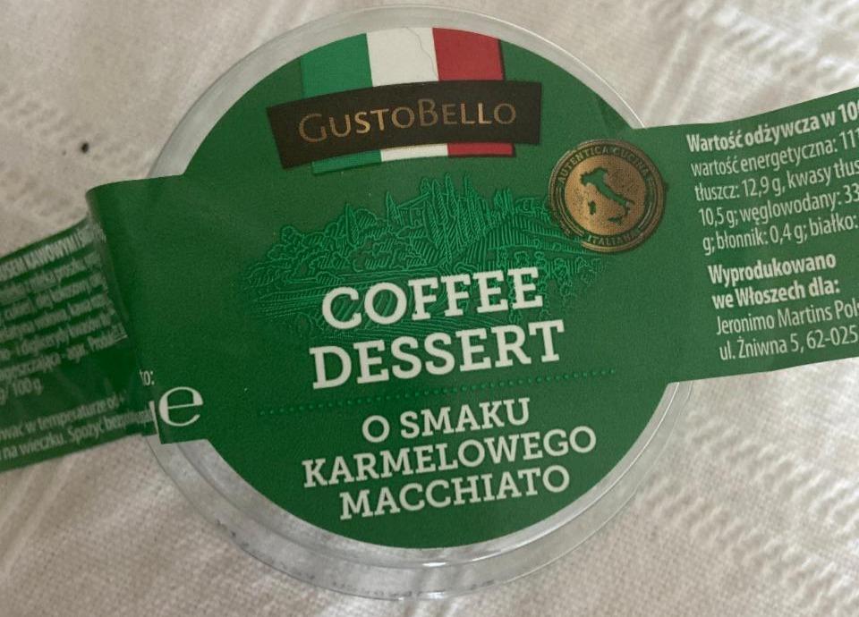 Zdjęcia - Coffee Dessert o Smaku Karmelowego Macchiato GustoBello