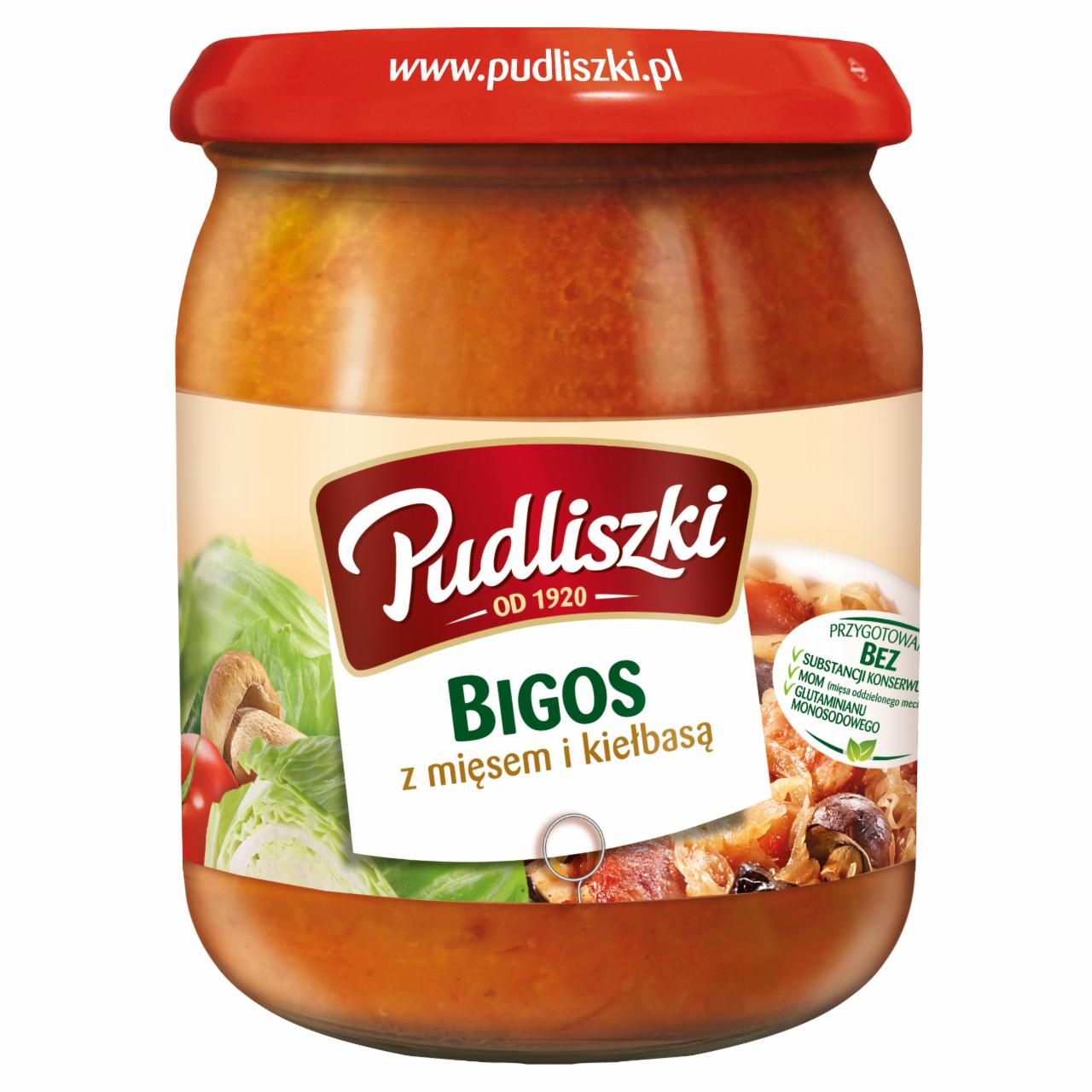 Zdjęcia - Bigos z mięsem i kiełbasą Pudliszki