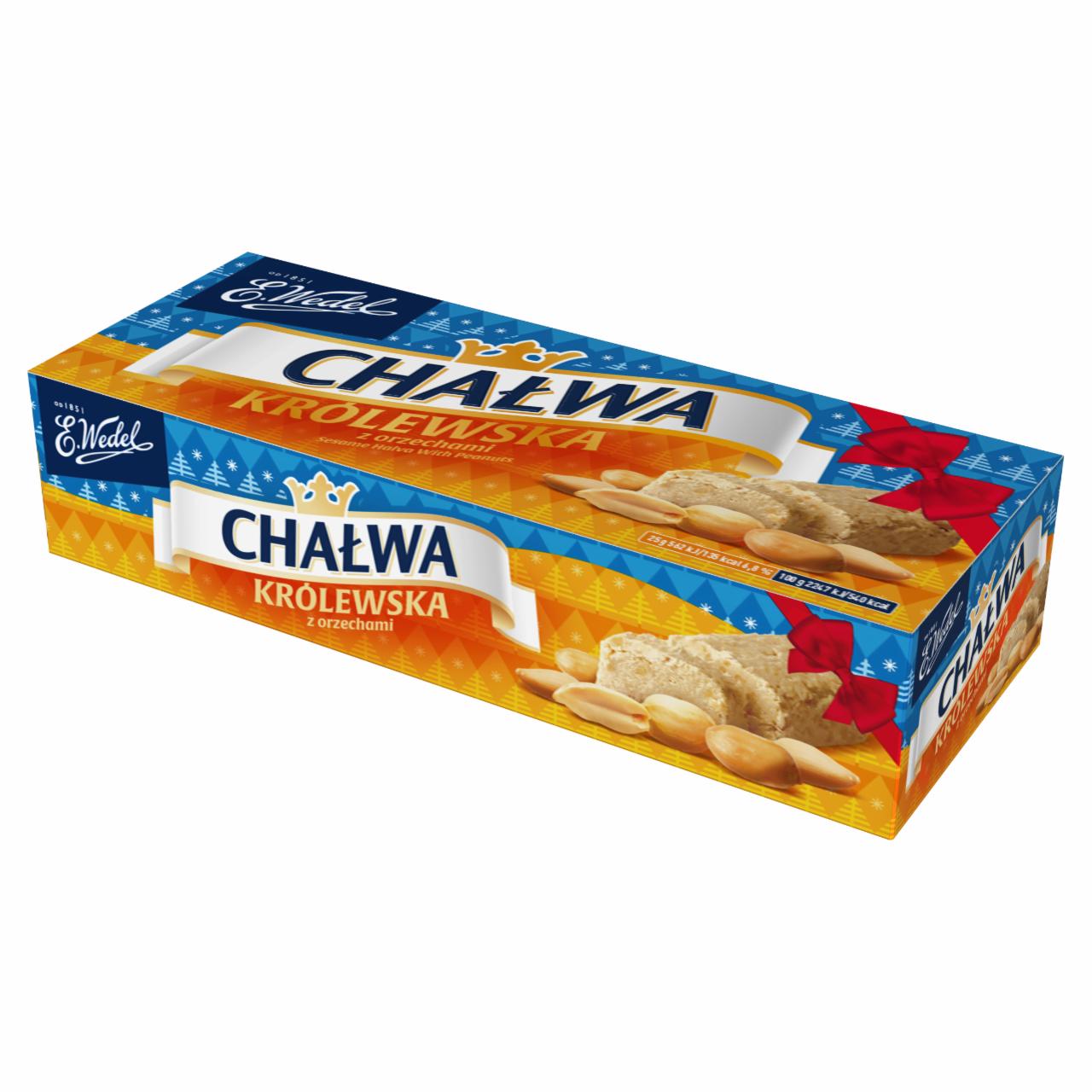 Zdjęcia - E. Wedel Chałwa królewska z orzechami 250 g