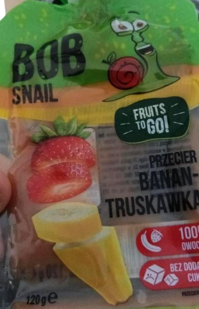 Zdjęcia - Bob Snail Przecier banan-truskawka 120 g