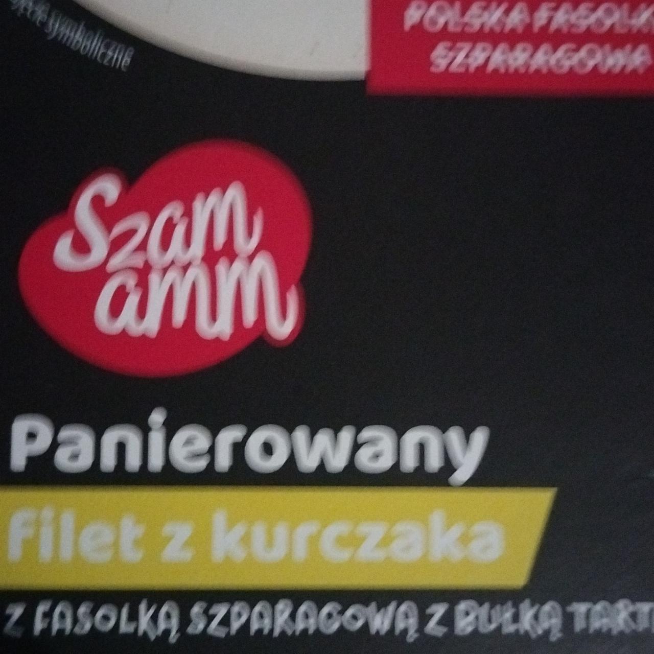 Zdjęcia - Panierowany filet z kurczaka z fasolką szparagową szam amm