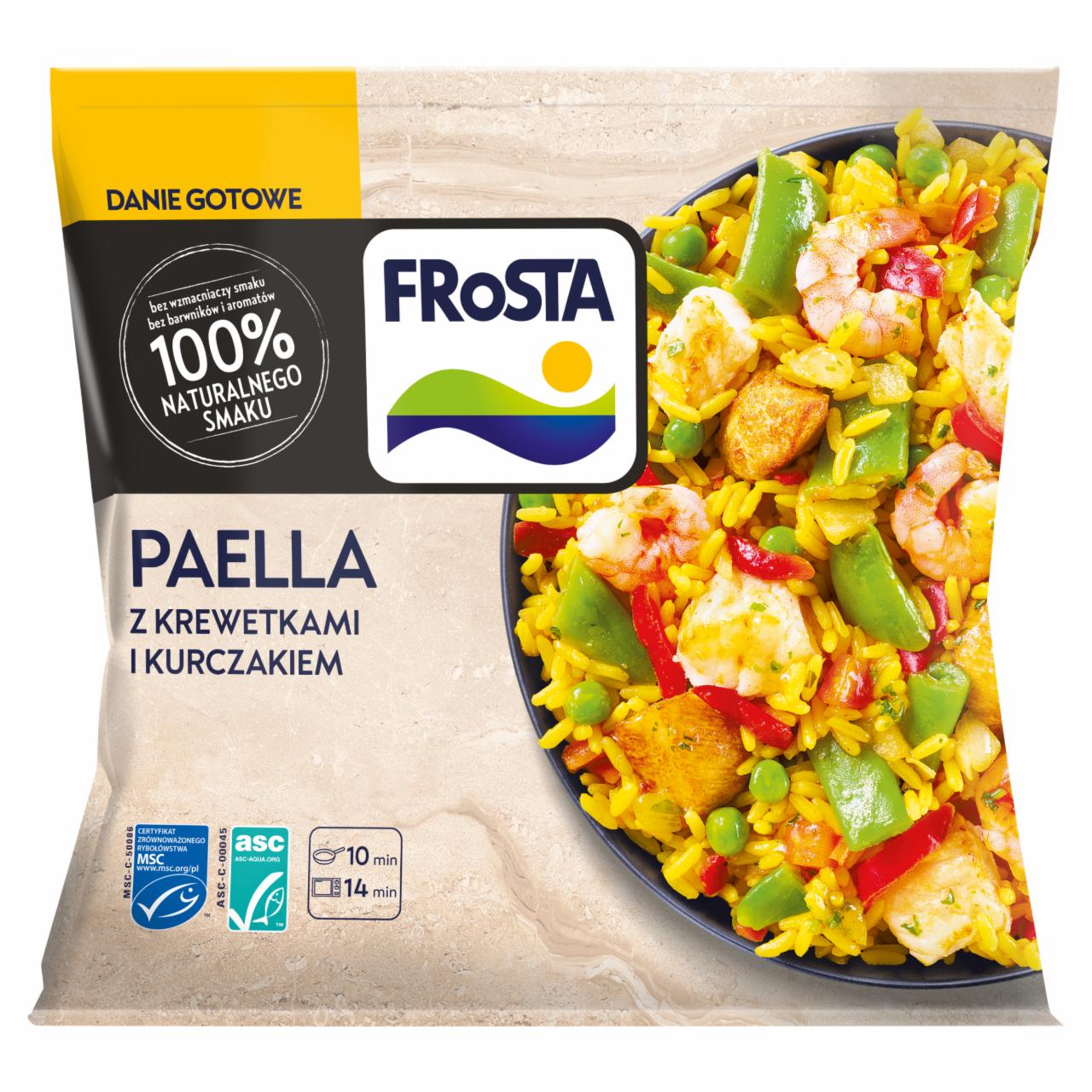 Zdjęcia - FRoSTA Paella z krewetkami i kurczakiem 400 g