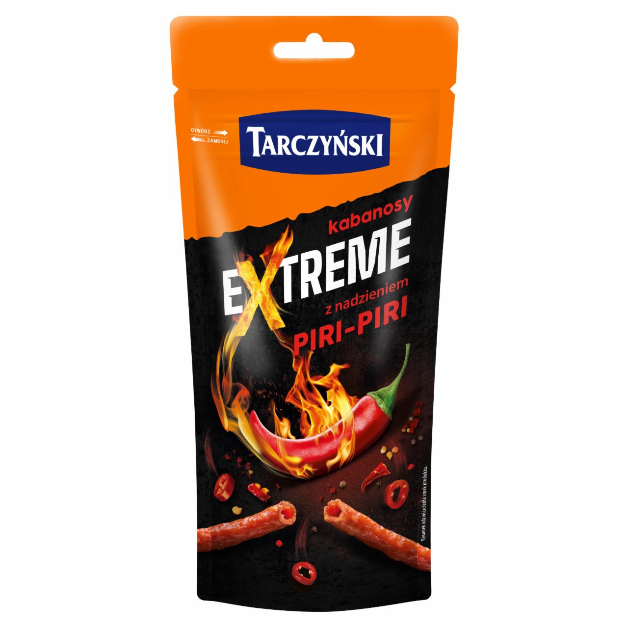 Zdjęcia - Tarczyński Kabanosy Extreme z nadzieniem piri-piri 95 g