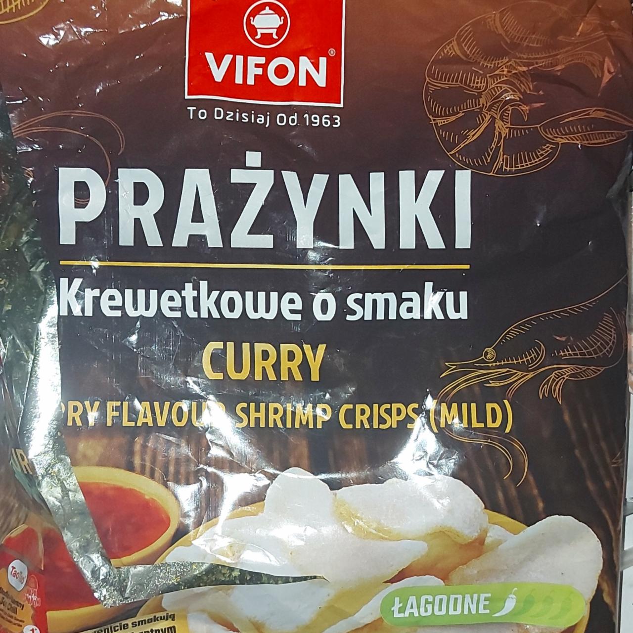 Zdjęcia - Prażynki krewetkowe o smaku curry łagodne Vifon