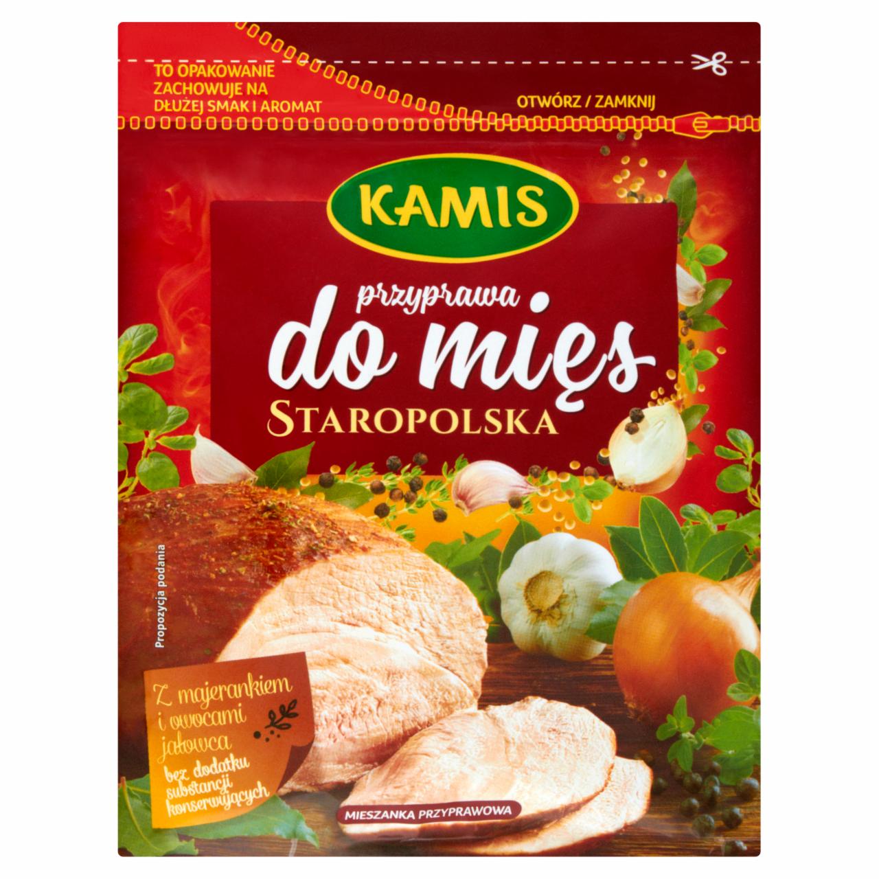 Zdjęcia - Kamis Przyprawa do mięs staropolska Mieszanka przyprawowa 70 g