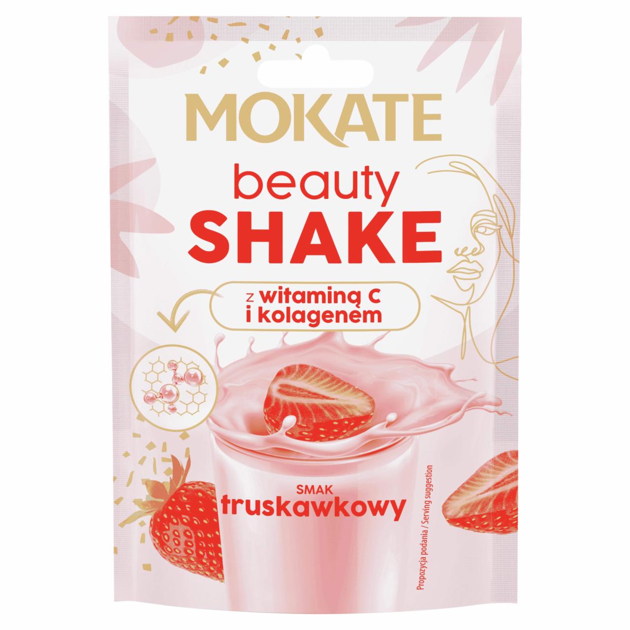 Zdjęcia - Mokate Beauty Shake Rozpuszczalny napój w proszku smak truskawkowy 54 g