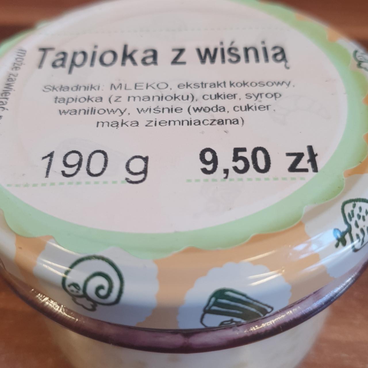 Zdjęcia - Tapioka z wiśnią Ślimak