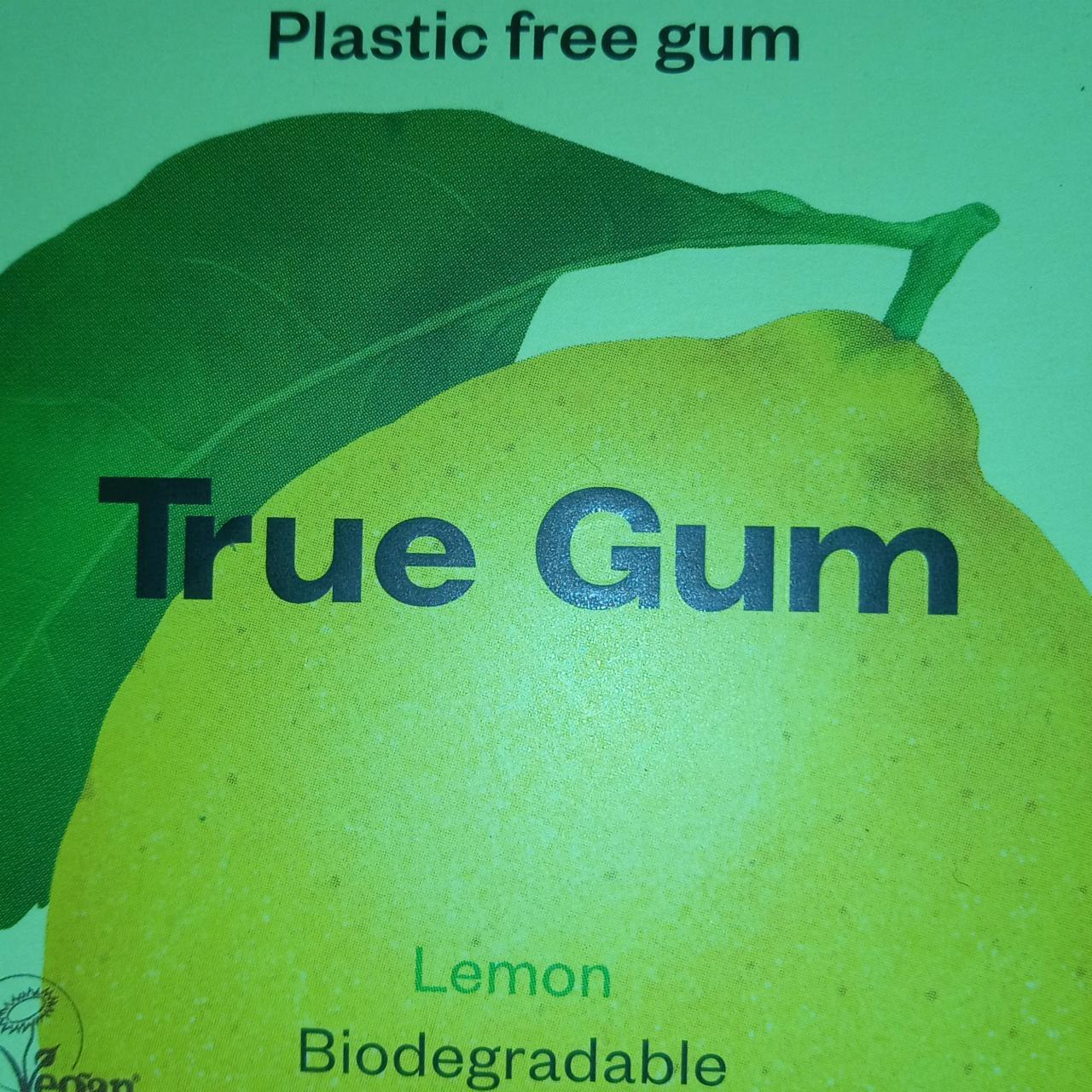 Zdjęcia - True gum lemon sugar-free Plastic free