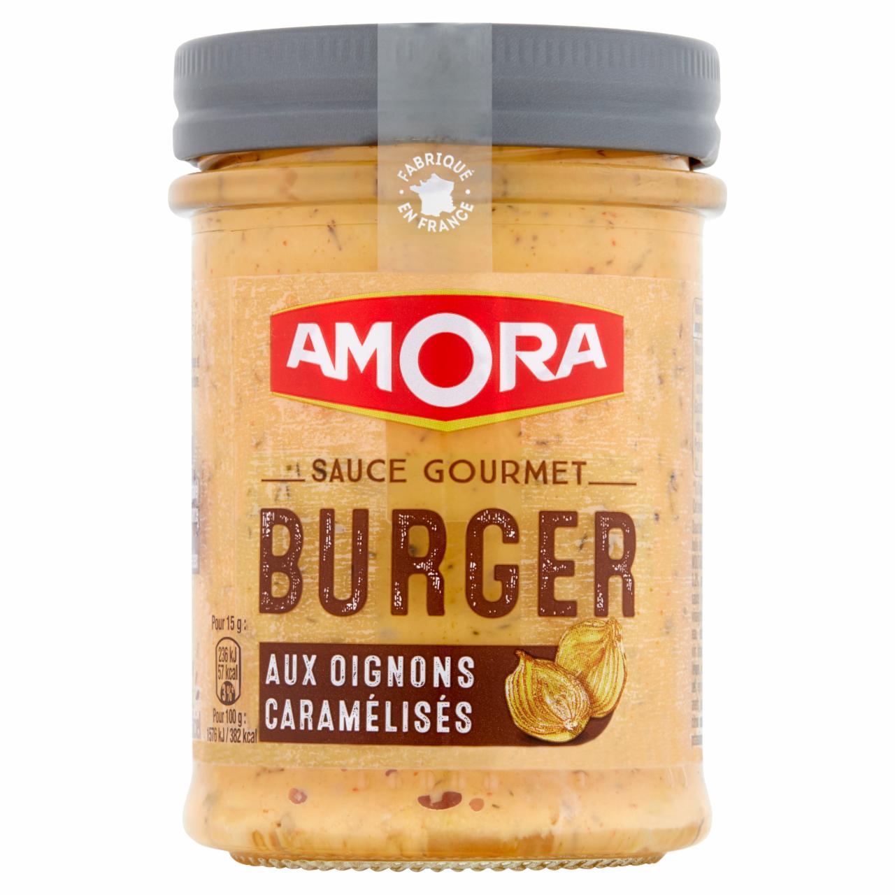 Zdjęcia - Amora Sos burger z karmelizowaną cebulką 188 g