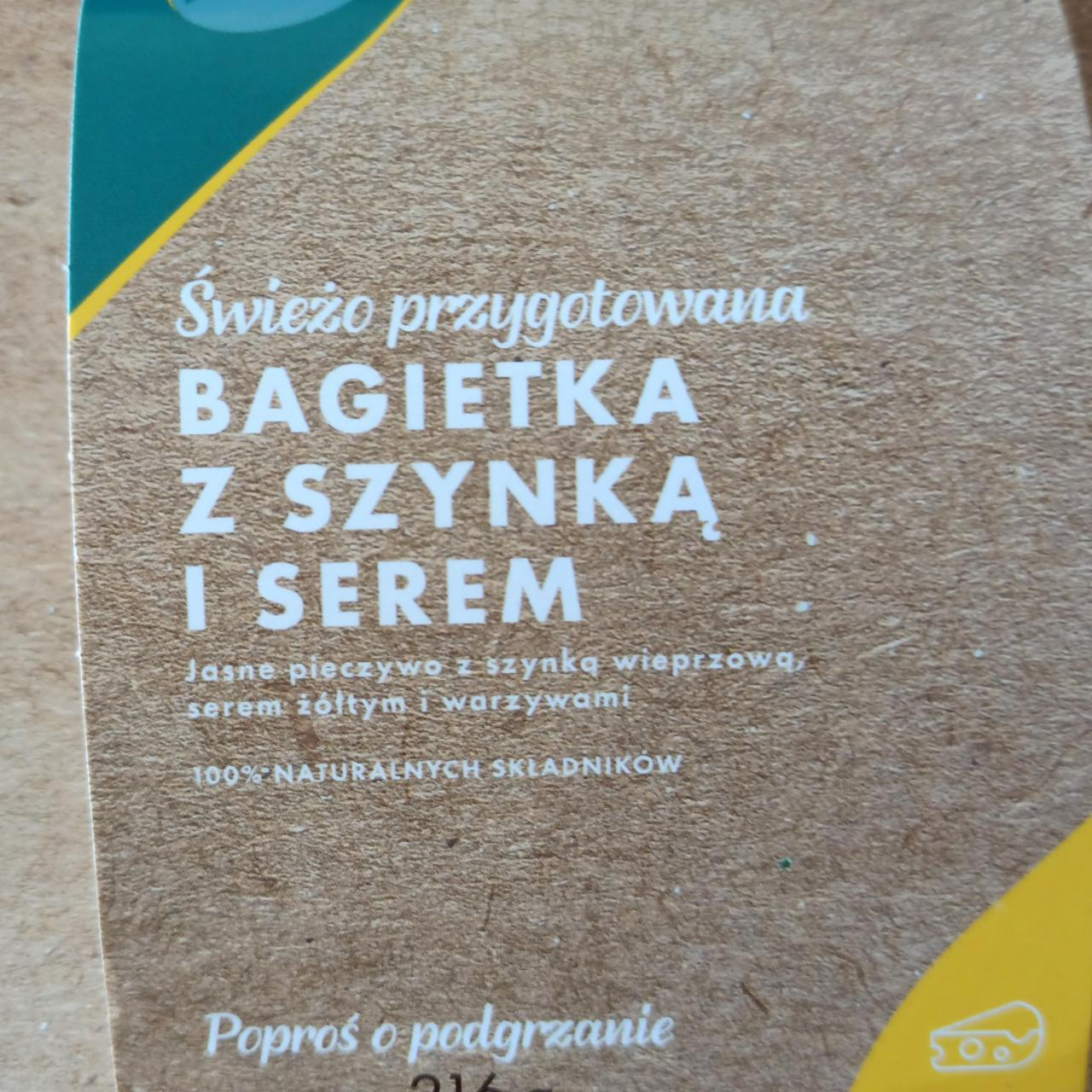 Zdjęcia - Bagietka z szynką i serem Shell café