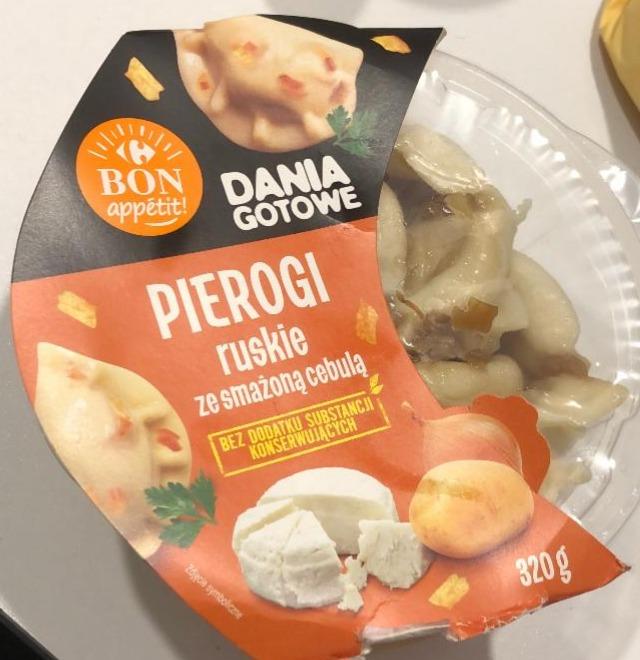 Zdjęcia - Pierogi ruskie ze smażoną cebulka Carrefour Bon Appetit