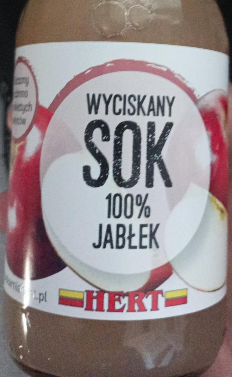 Zdjęcia - Wyciskany sok 100% jabłek Hert