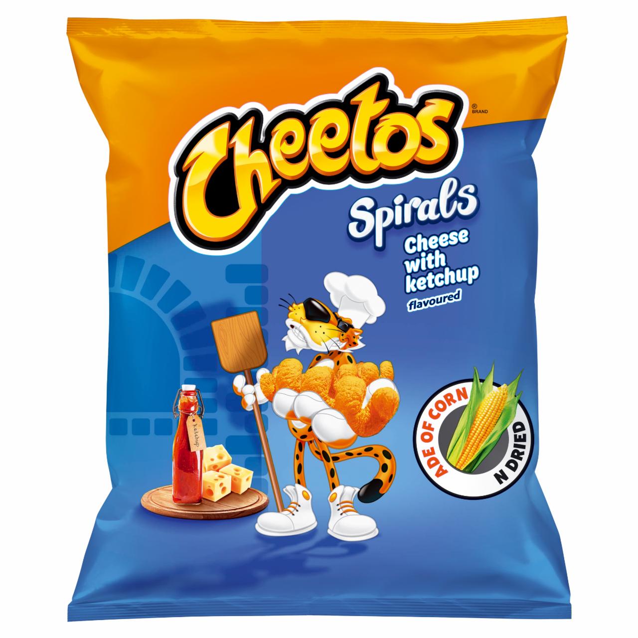 Zdjęcia - Cheetos Spirals Chrupki kukurydziane o smaku serowo-ketchupowym 30 g