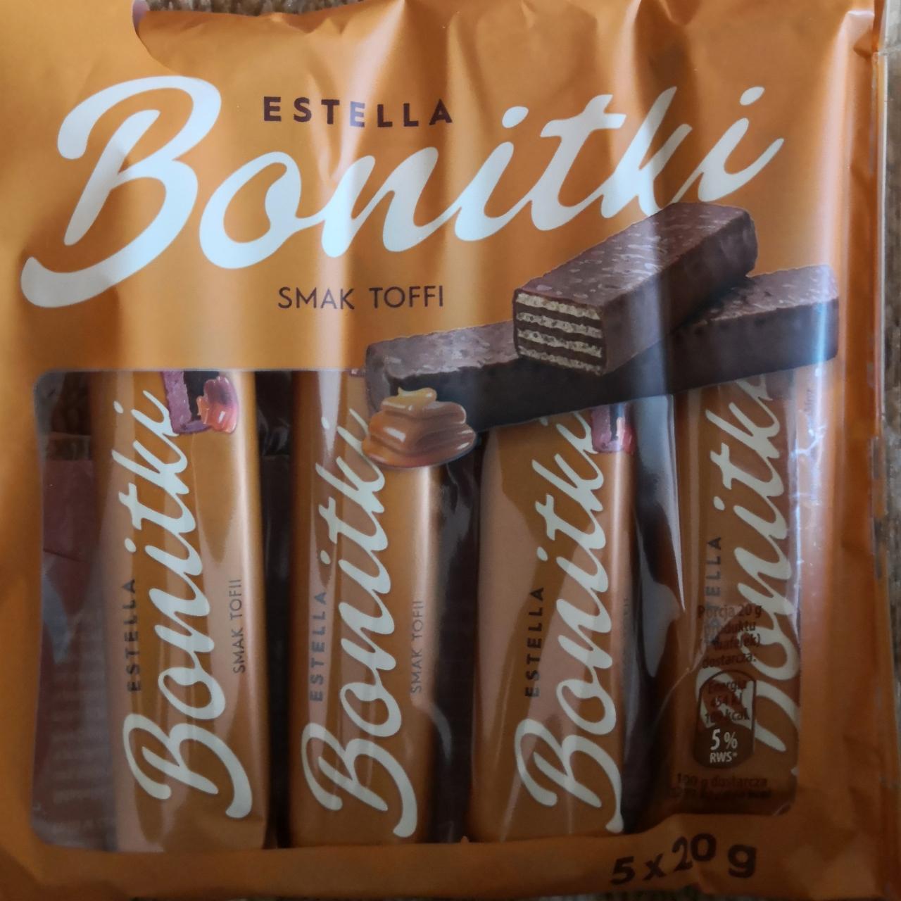 Zdjęcia - Batony smak toffi Bonitki