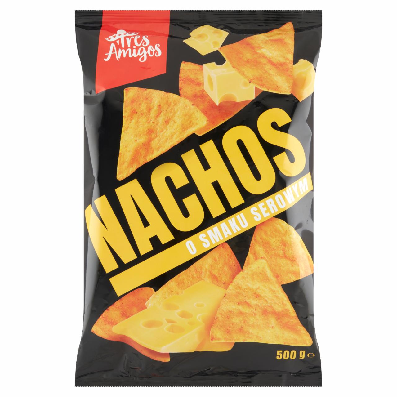 Zdjęcia - Tres Amigos Nachos o smaku serowym 500 g