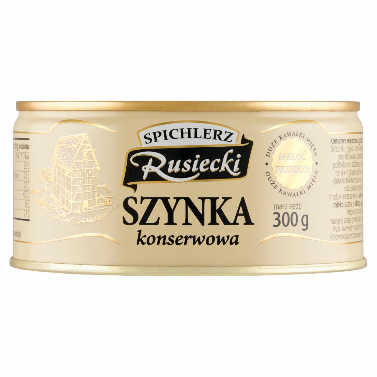 Zdjęcia - Spichlerz Rusiecki Szynka konserwowa 300 g