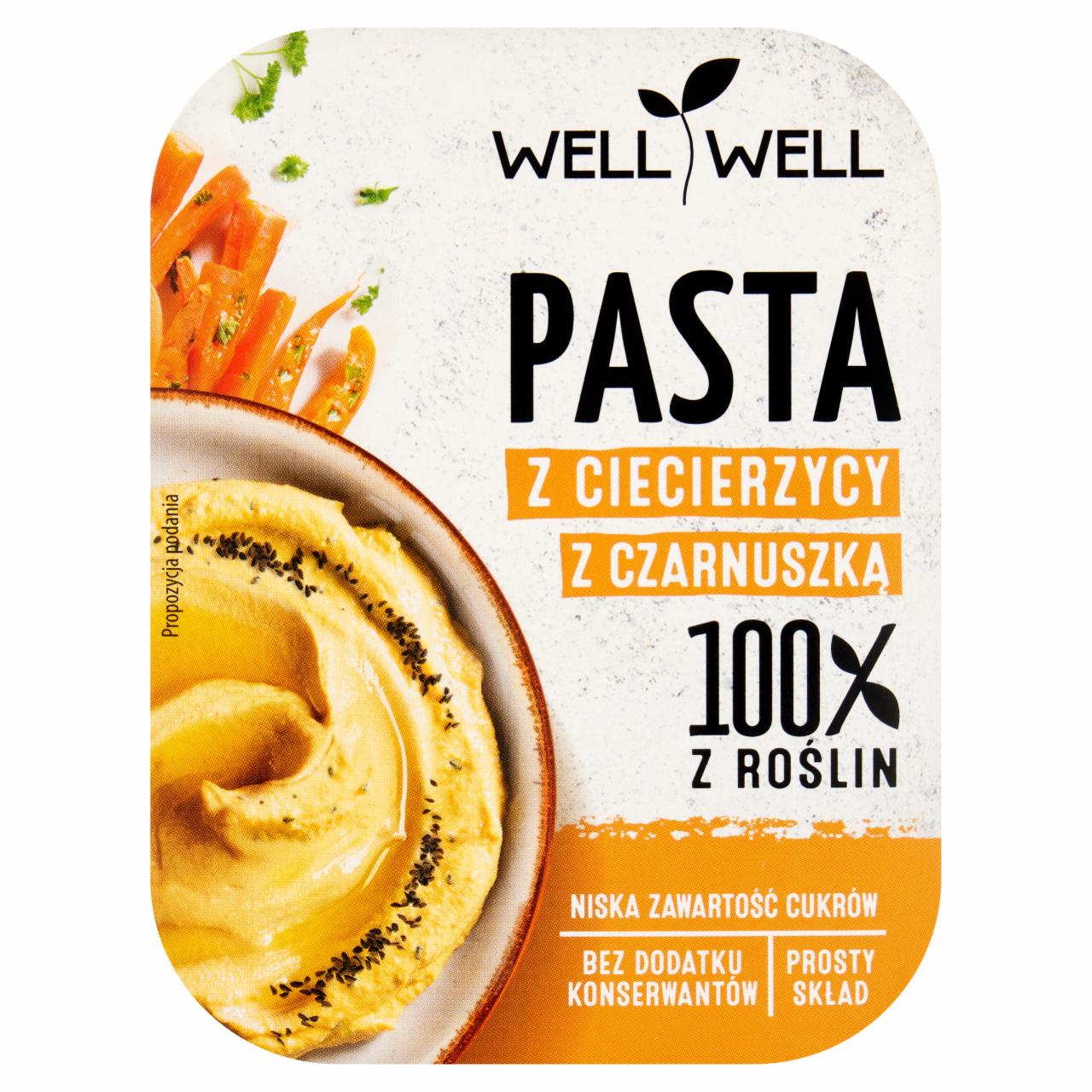 Zdjęcia - Well Well Pasta z ciecierzycy z czarnuszką 125 g