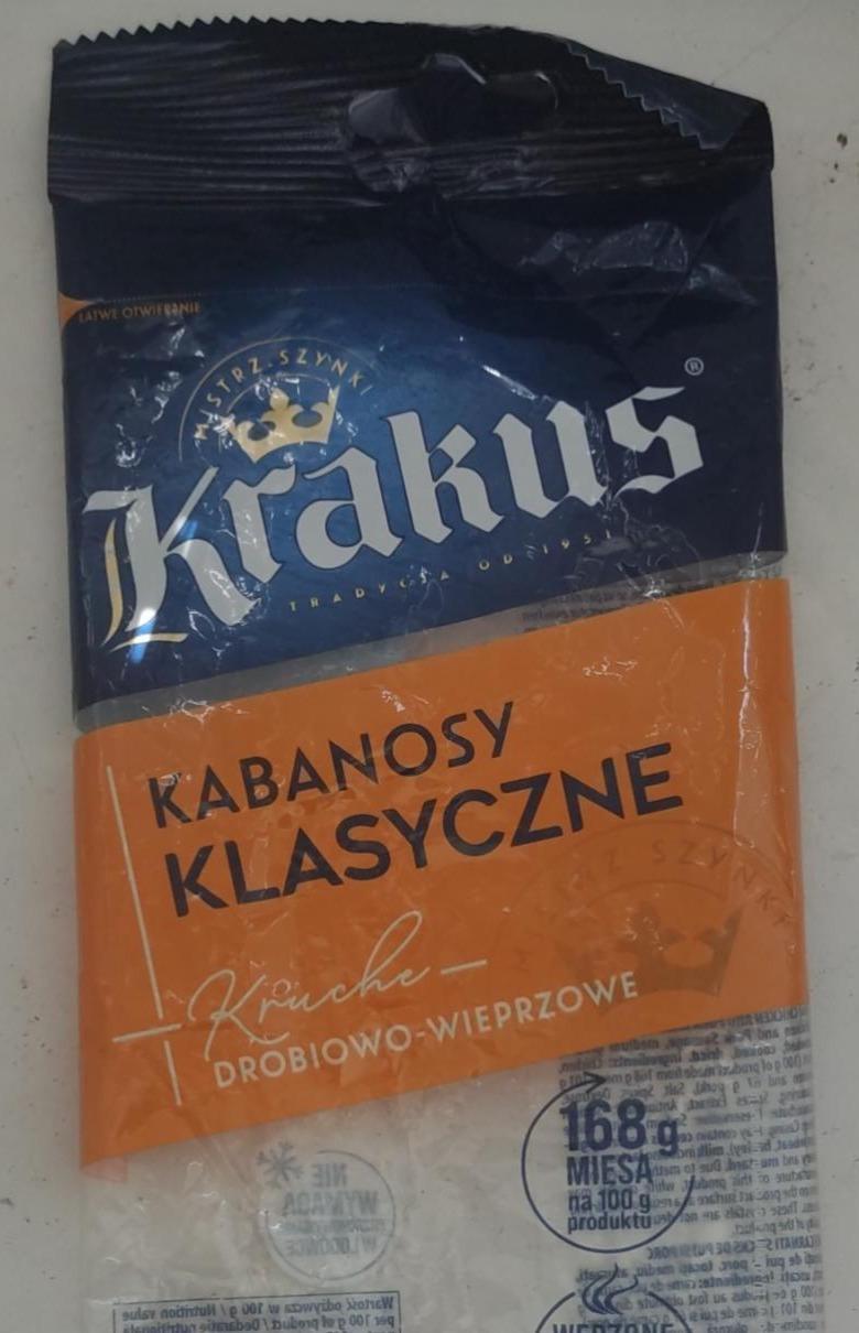 Zdjęcia - Kabanosy klasyczne drobiowo-wieprzowe Krakus