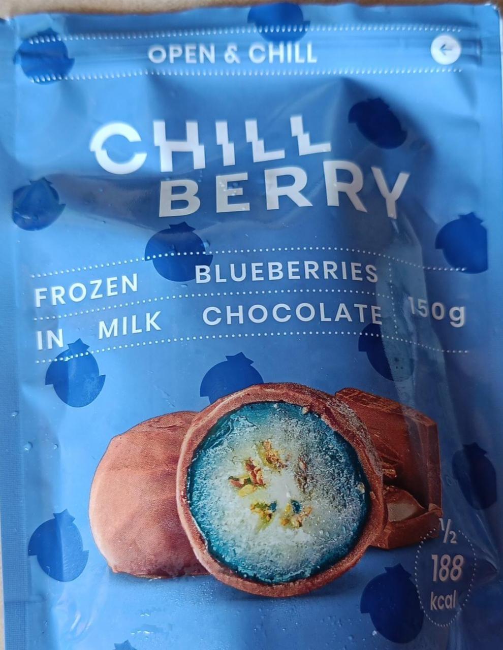 Zdjęcia - Frozen blueberries in milk chocolate Chill Berry