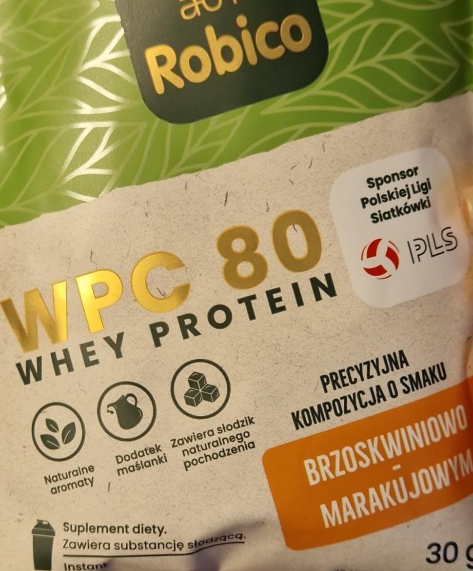 Zdjęcia - WPC 80 whey protein o smaku brzoskwiniowo marakujowym Robico