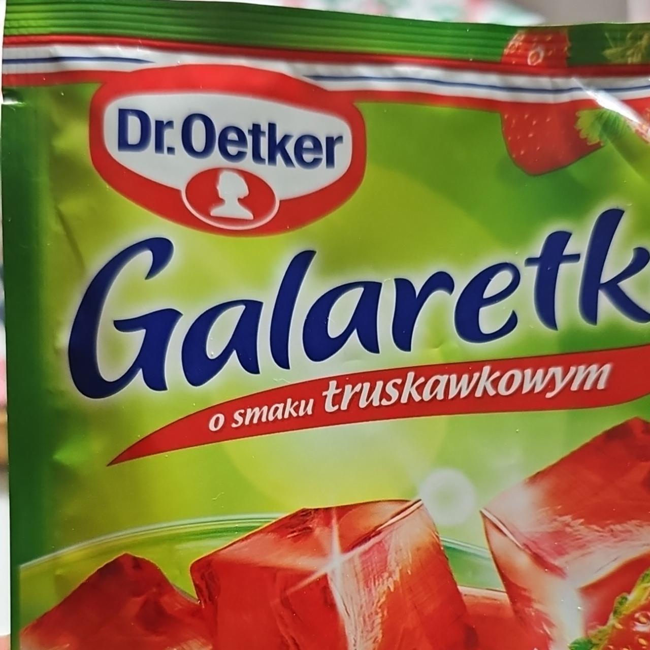 Zdjęcia - Galaretka o smaku truskawkowym Dr.Oetker