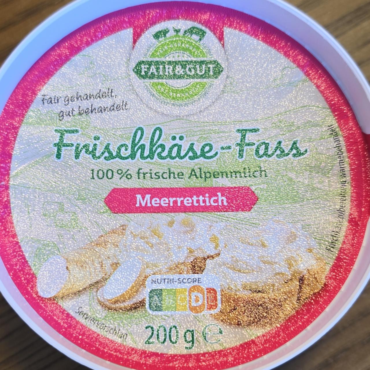 Zdjęcia - Frischkäse-fass meerrettich Fair & Gut