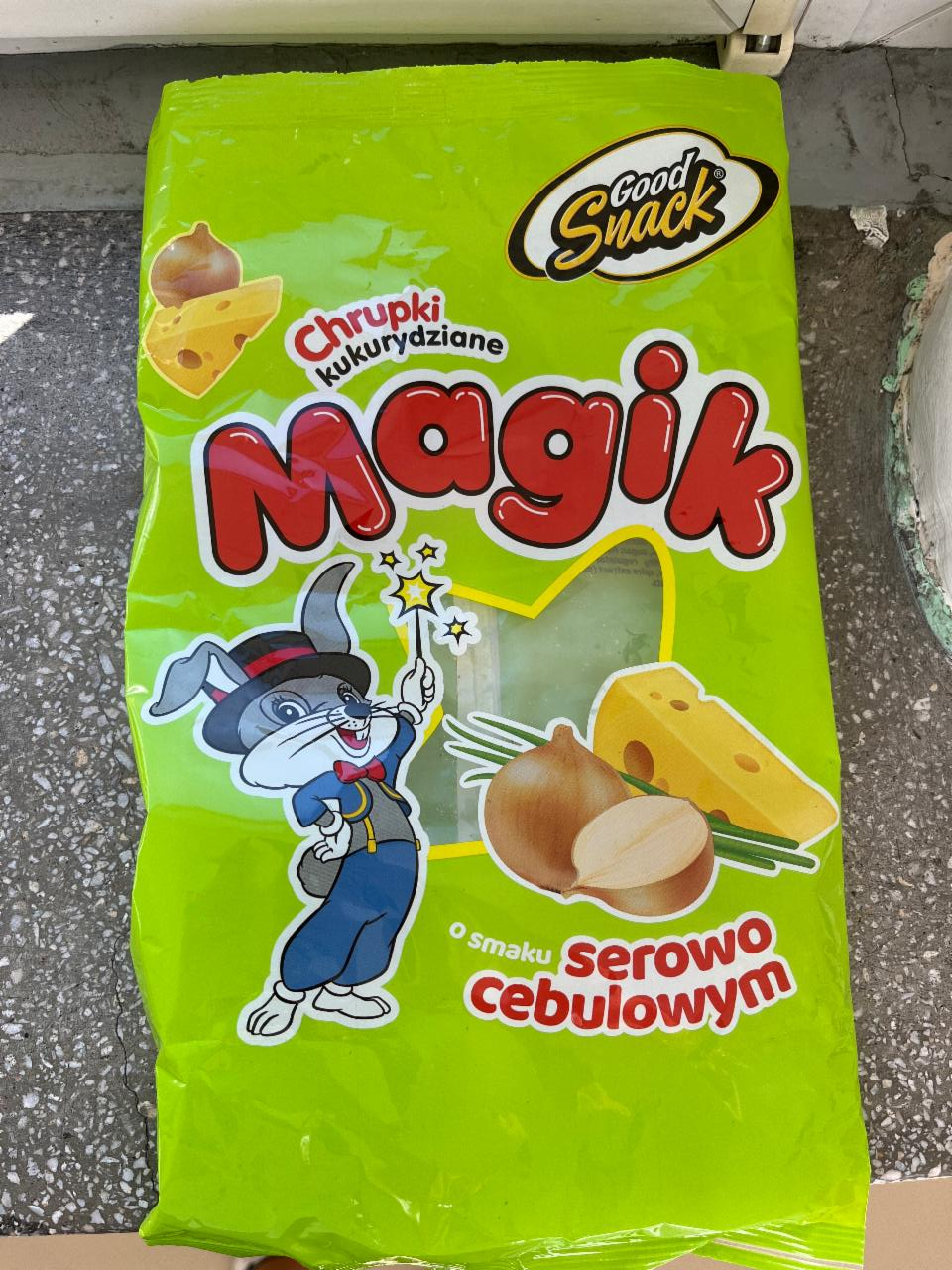 Zdjęcia - Chrupki kukurydziane magik o smaku cebulowo serowym Good Snack