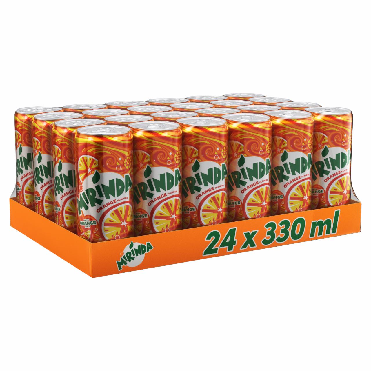 Zdjęcia - Mirinda Napój gazowany o smaku pomarańczy 24 x 330 ml