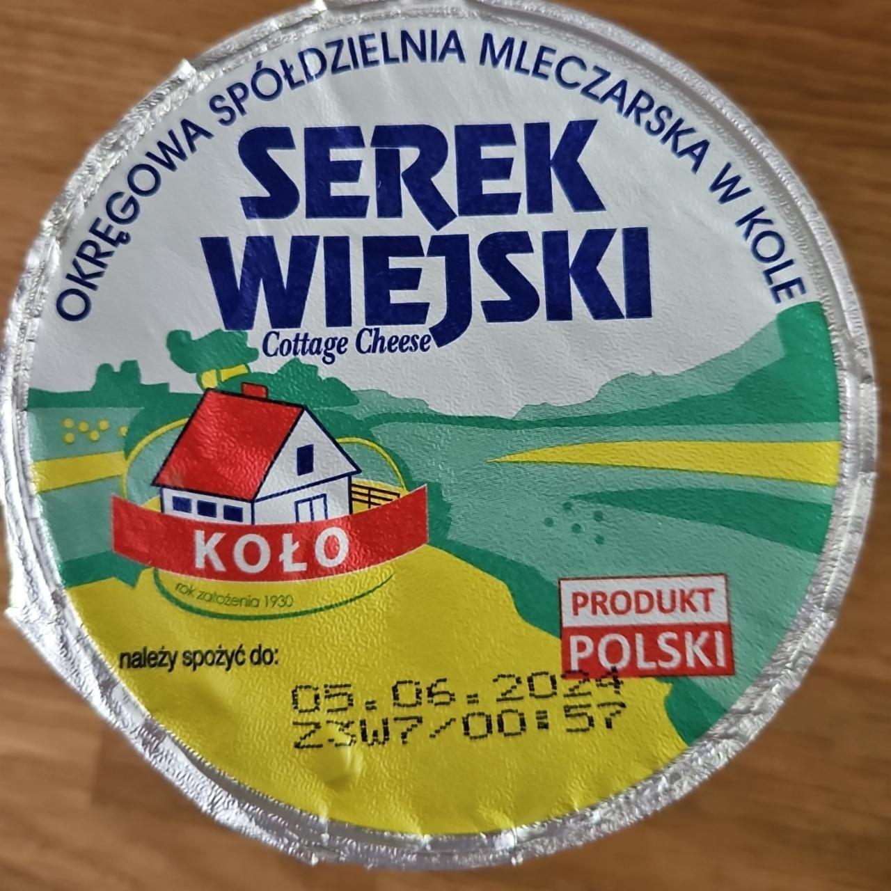 Zdjęcia - Serek wiejski cottage cheese Okręgowa Spółdzielnia Mleczarka W Kole