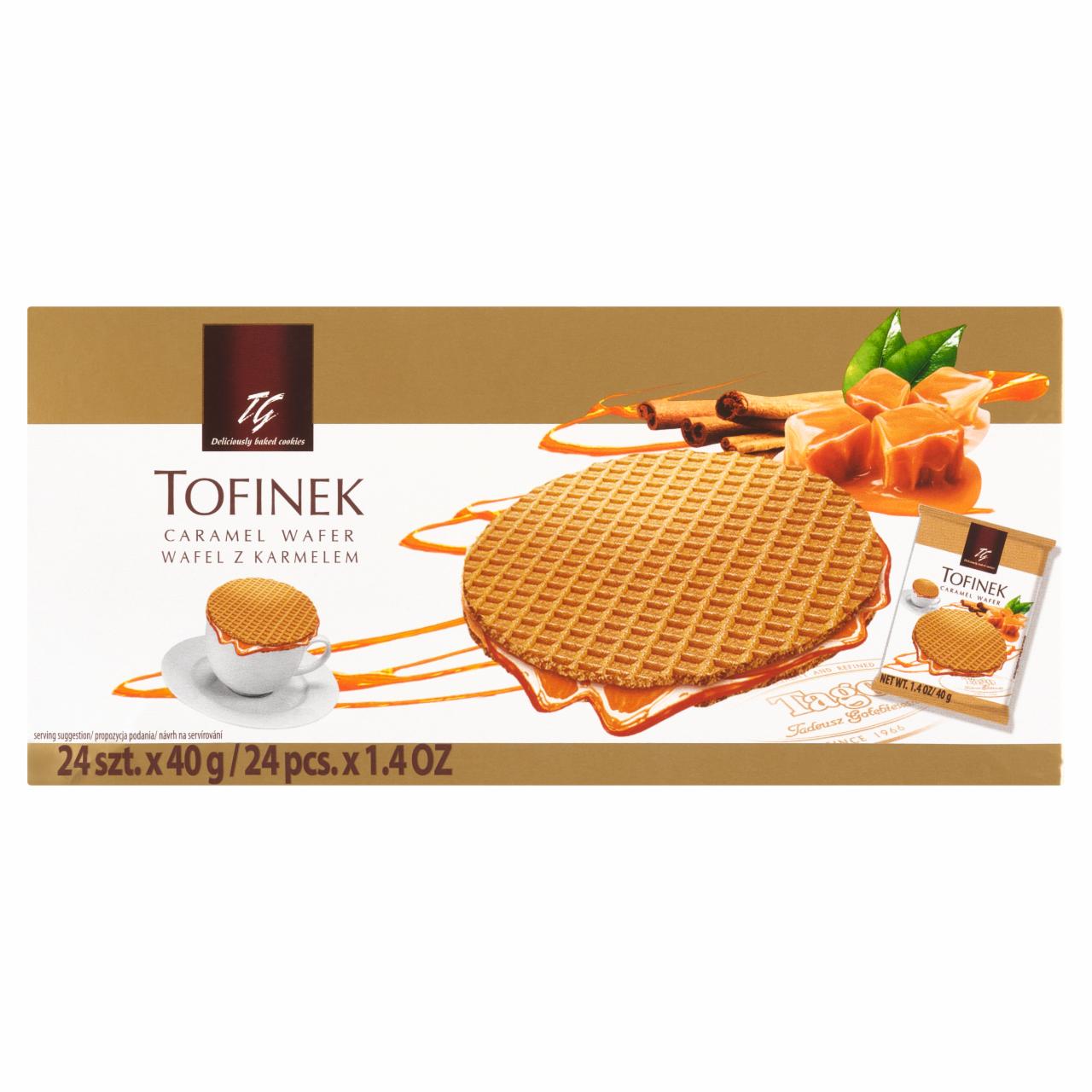 Zdjęcia - Tago Tofinek Wafel z karmelem 24 x 40 g