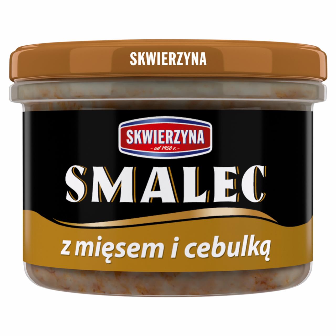 Zdjęcia - Skwierzyna Smalec z mięsem i cebulką 160 g