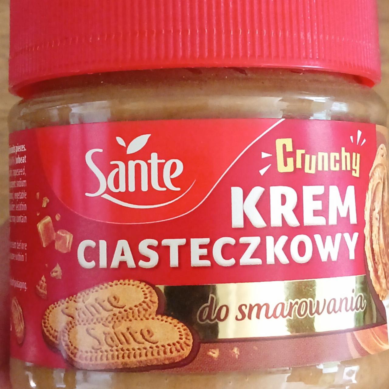 Zdjęcia - Crunchy krem ciasteczkowy do smarowania Sante