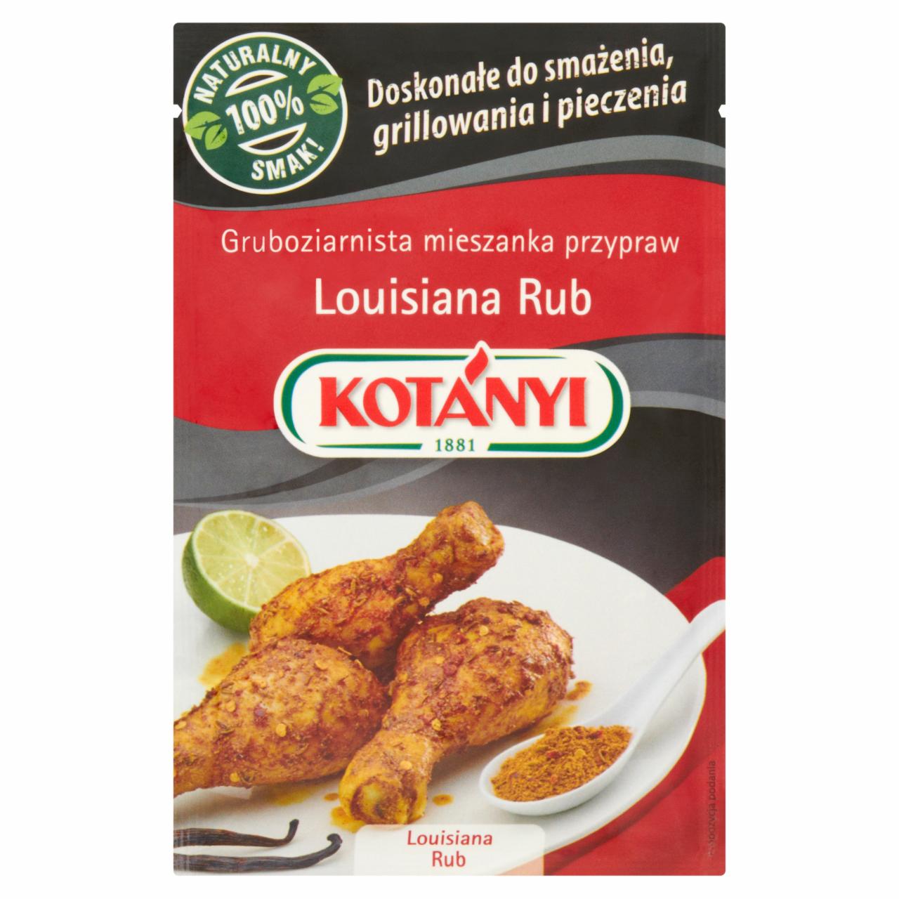 Zdjęcia - Kotányi Louisiana Rub Gruboziarnista mieszanka przypraw 22 g