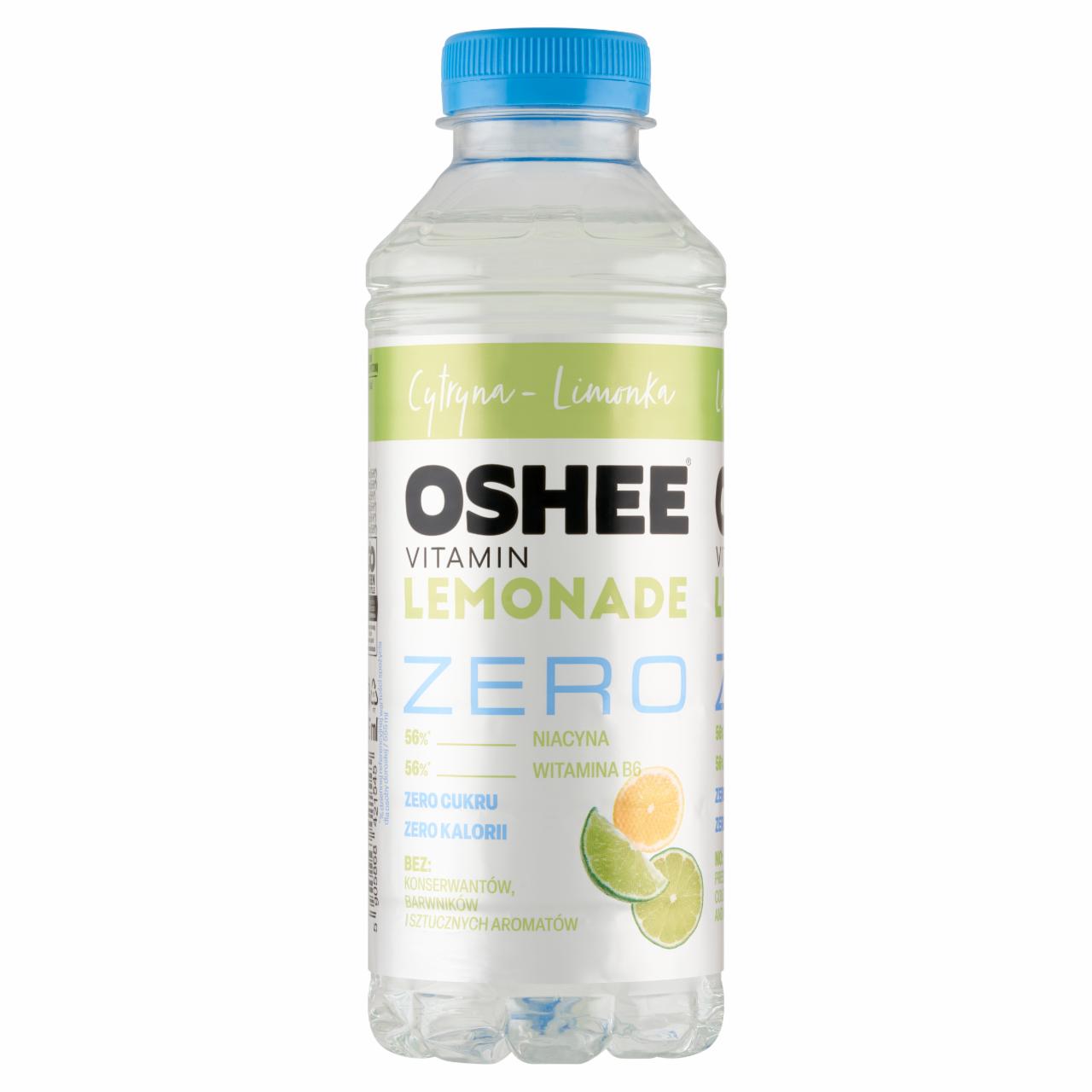 Zdjęcia - Oshee Vitamin Lemonade Zero Napój niegazowany cytryna-limonka 555 ml