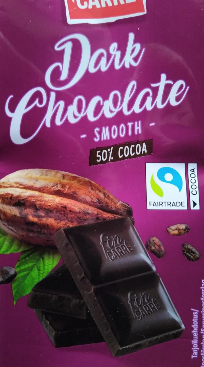 Zdjęcia - Dark chocolate smooth 50% cocoa Fin Carré