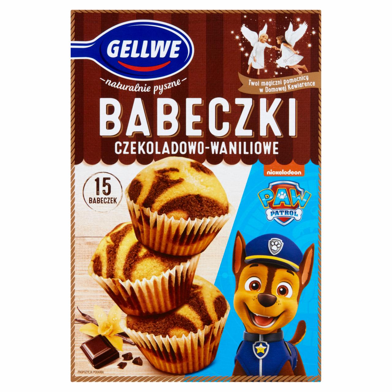 Zdjęcia - GELLWE Babeczki czekoladowo-waniliowe mieszanka do wypieku 238 g