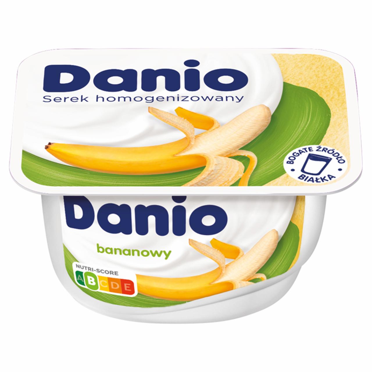 Zdjęcia - Danio Serek homogenizowany bananowy 130 g