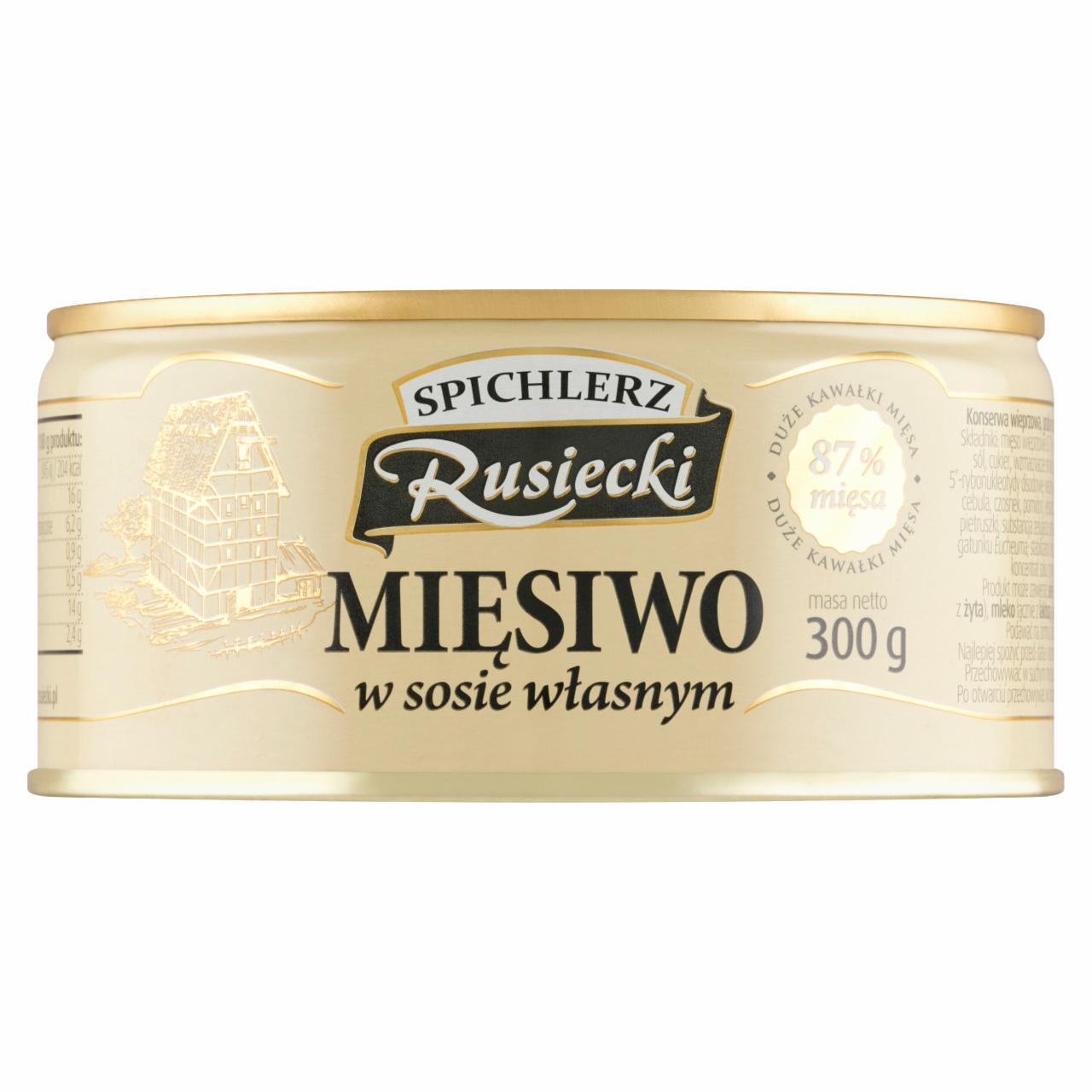 Zdjęcia - Spichlerz Rusiecki Mięsiwo w sosie własnym 300 g