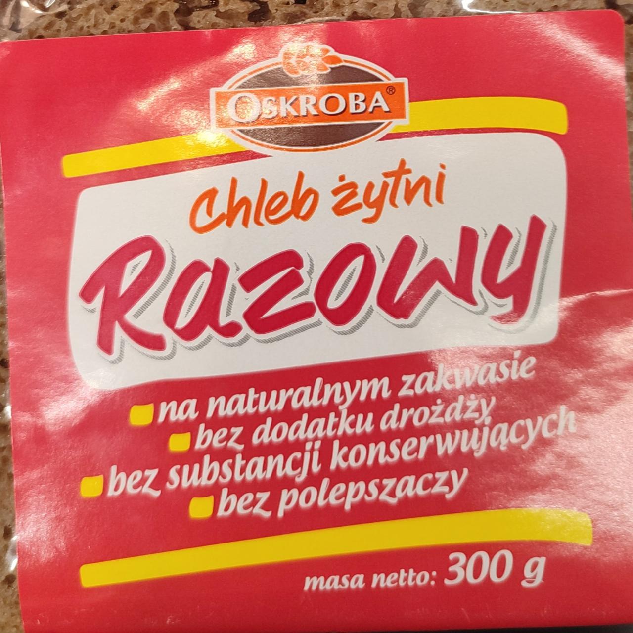 Zdjęcia - Chleb żytni razowy Oskroba