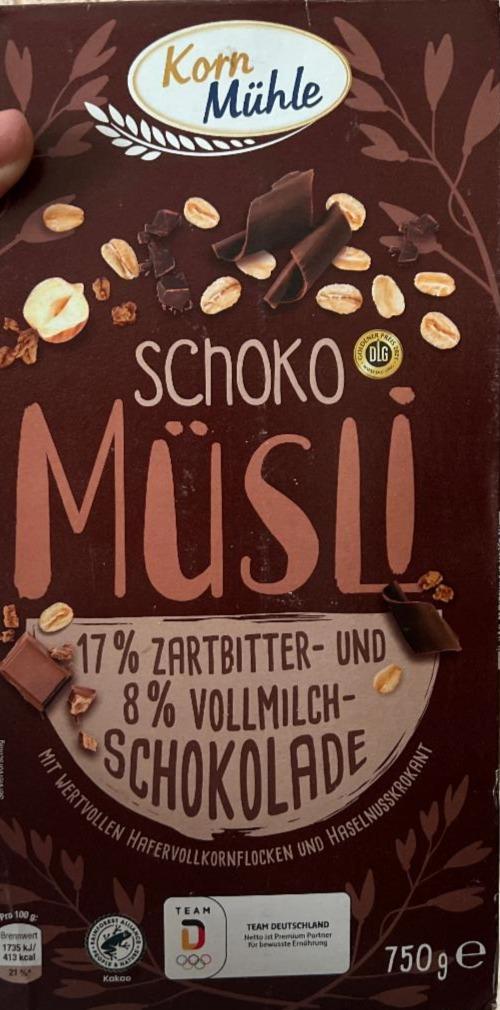 Zdjęcia - Schoko müsli Korn Mühle