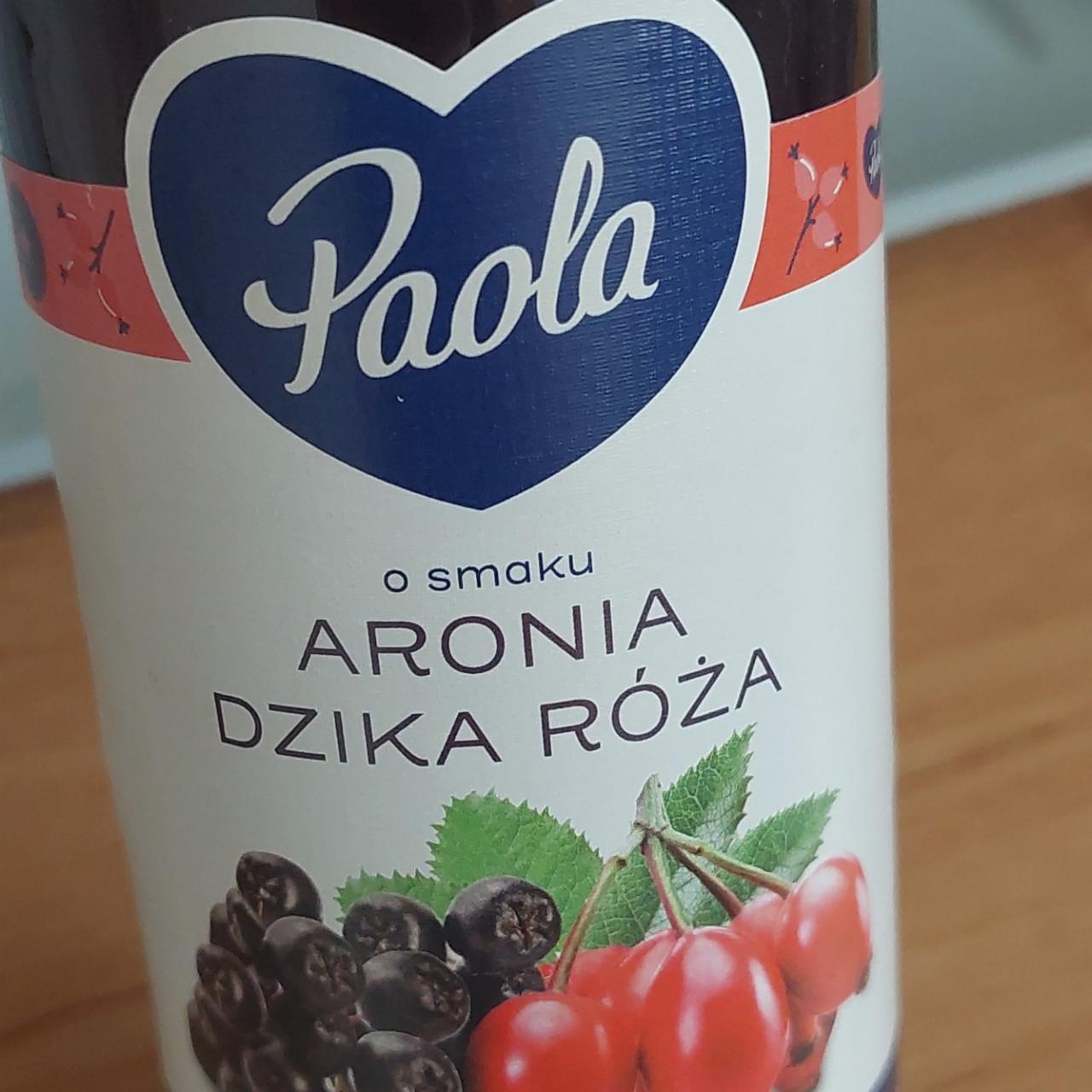 Zdjęcia - Syrop o smaku aronii i dzikiej róży Paola