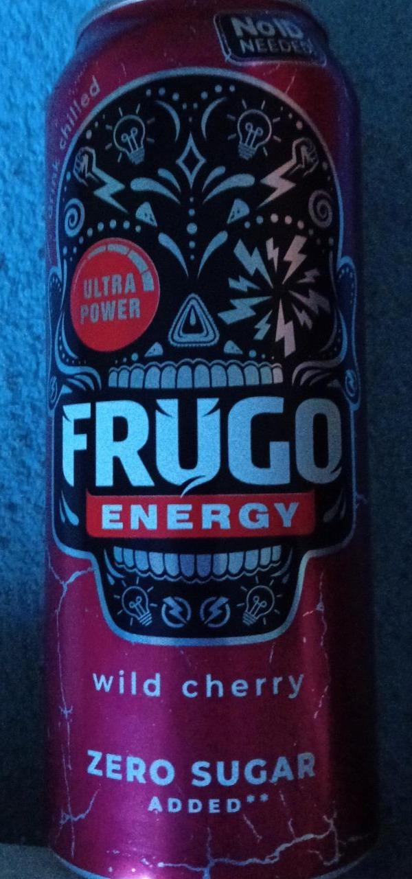 Zdjęcia - Frugo Energy Wild Cherry Gazowany napój energetyzujący 500 ml