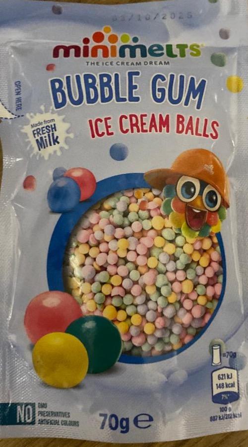 Zdjęcia - Bubble gum ice cream balls Minimelts