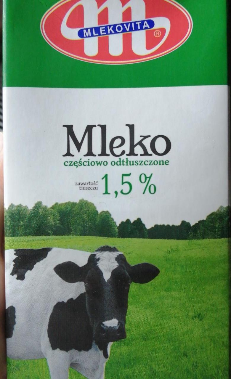 Zdjęcia - Mlekovita Mleko częściowo odtłuszczone 1,5% 1 l