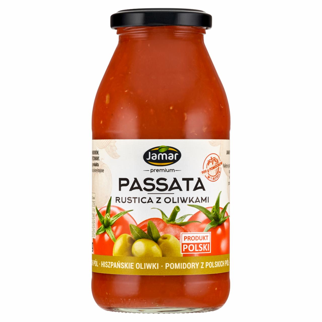 Zdjęcia - Jamar Premium Passata rustica z oliwkami 500 g