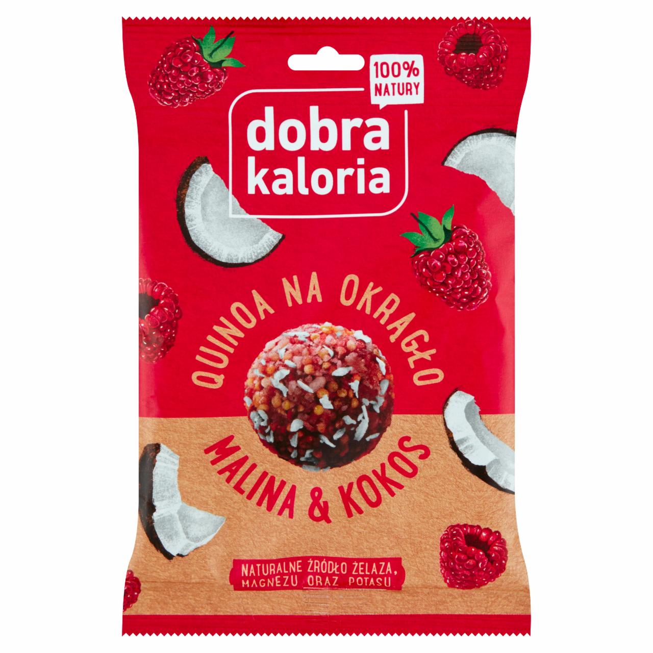 Zdjęcia - Dobra Kaloria Quinoa na okrągło kokos & malina 24 g