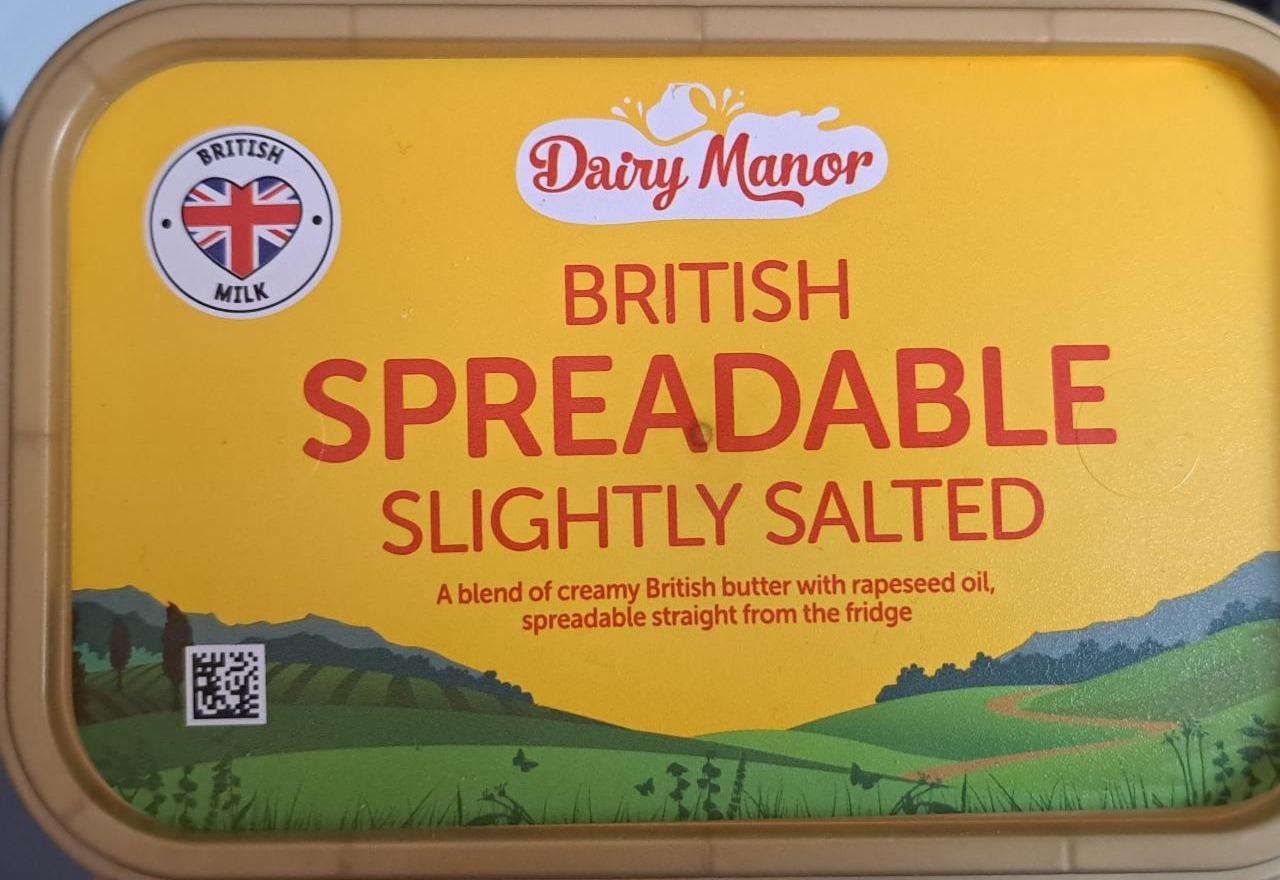 Zdjęcia - British spreadable slightly salted Dairy manor