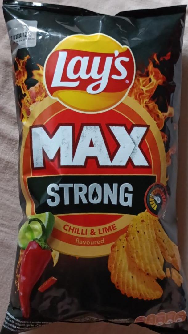 Zdjęcia - Chipsy strong chilli lime Lay's